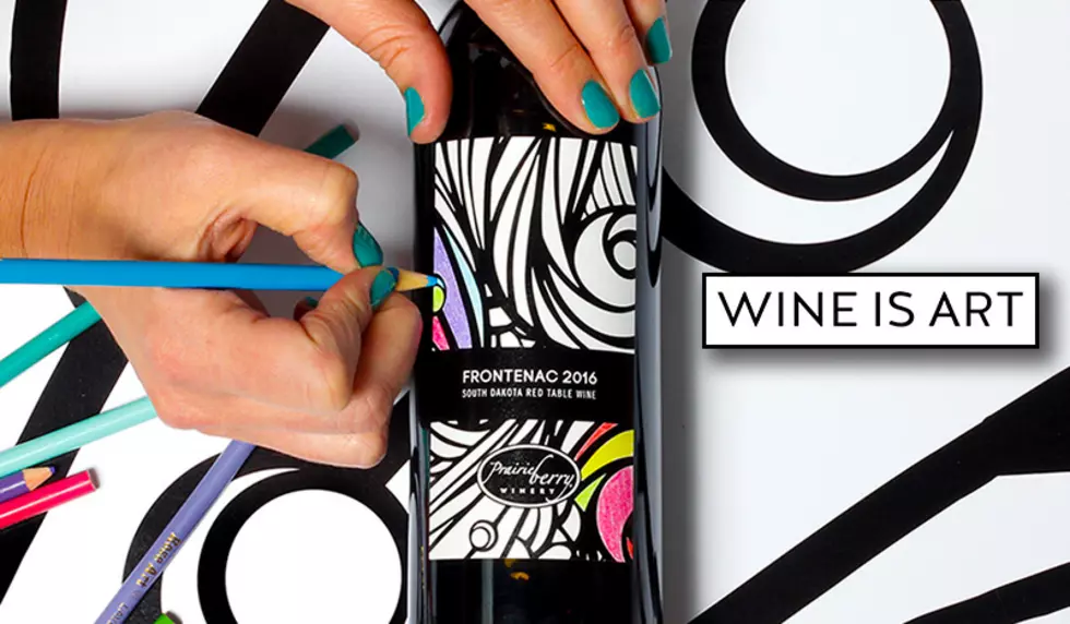 Wine Is Art Coloring Party